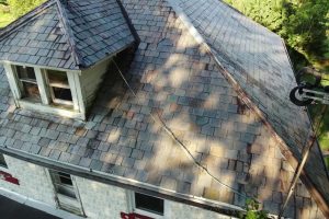 Slate roof inspection